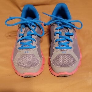 Under Armour Kids Sneakers - Gray and Pink